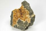 Intense Orange Calcite Crystal Cluster - Poland #208107-1
